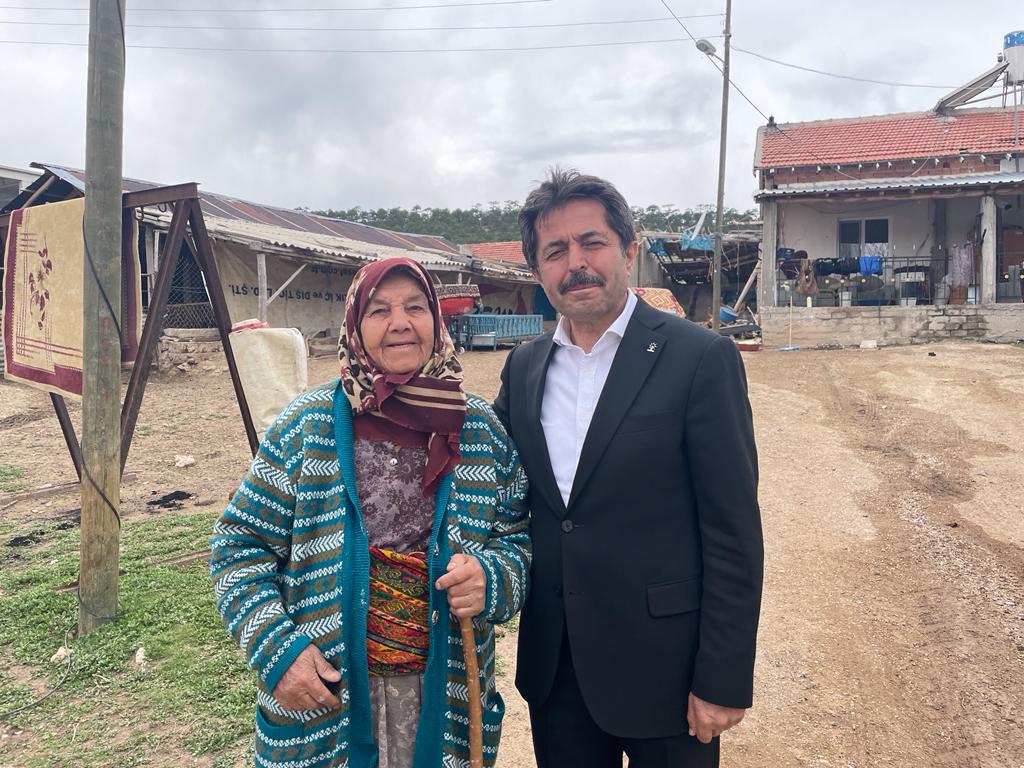Manyanlı Osman Sağlam'a Köylerden ve Vatandaş'dan yoğun ilgi