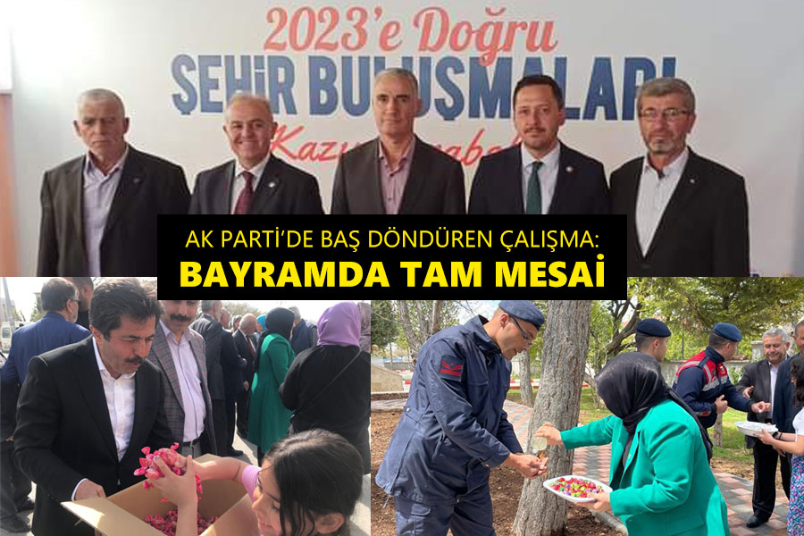 AK PARTİ’DE BAŞ DÖNDÜREN ÇALIŞMA: BAYRAMDA TAM MESAİ