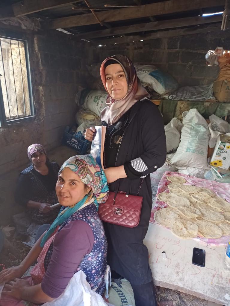 AK Parti Kadın Kolları Kapı Kapı Geziyor