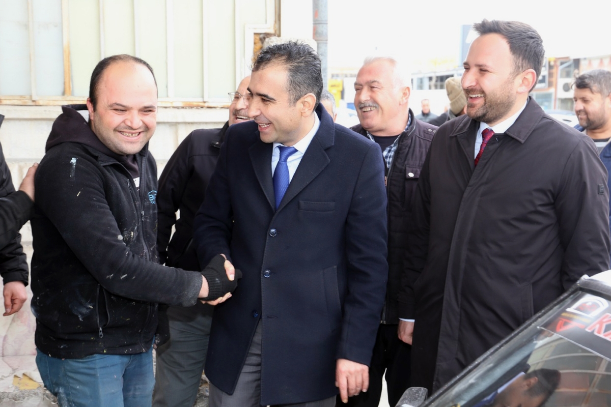 Başkan Kalaycı, Sanayi Sitesi Ziyaretiyle Esnafın Taleplerini Dinledi
