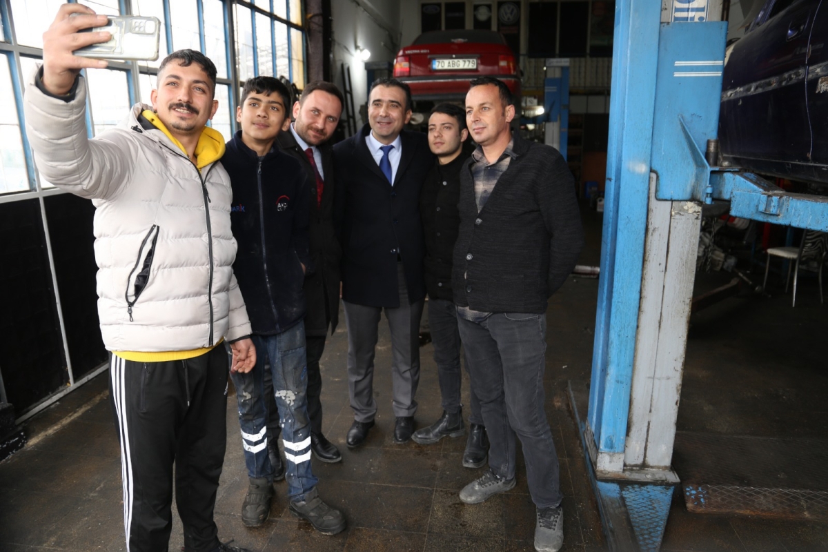 Başkan Kalaycı, Sanayi Sitesi Ziyaretiyle Esnafın Taleplerini Dinledi