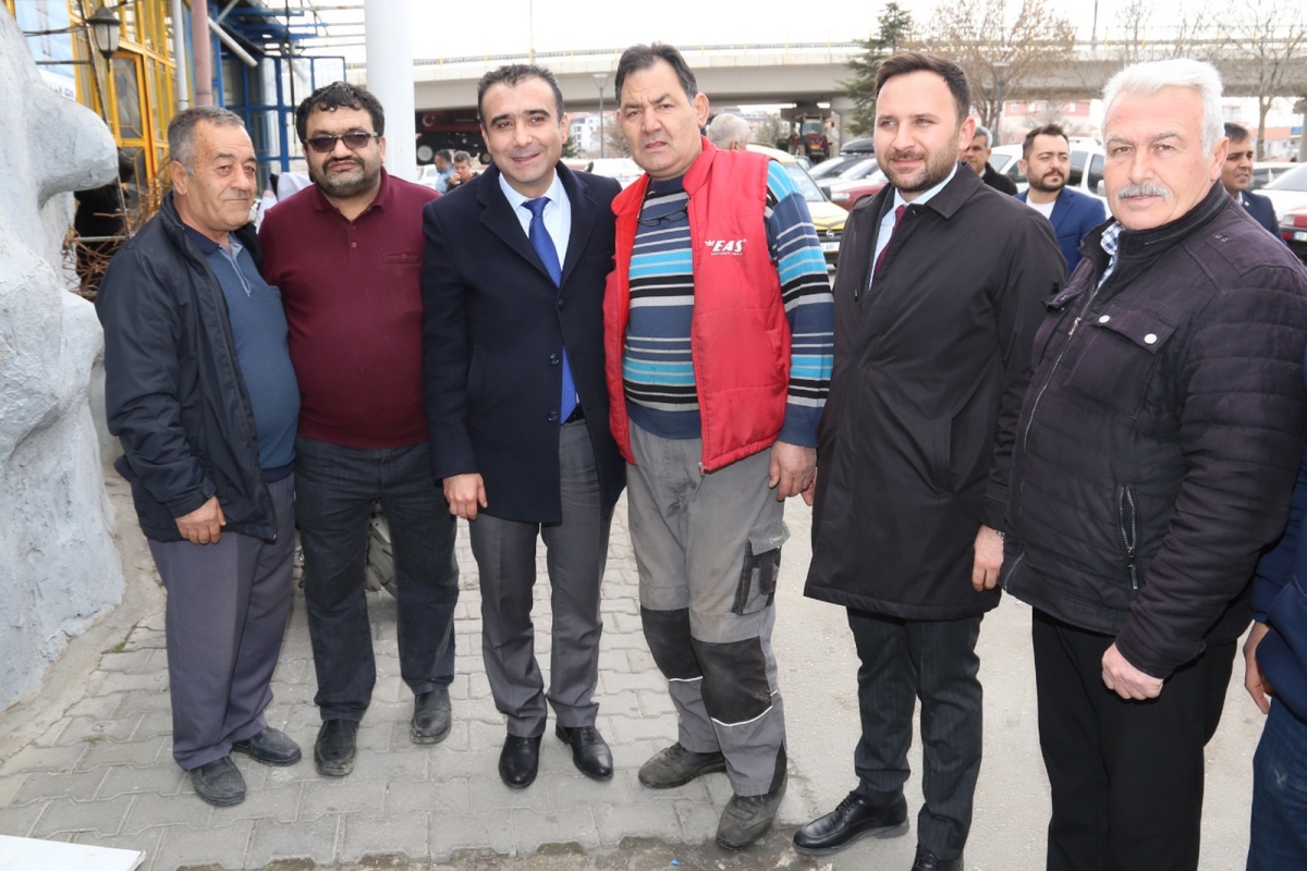 Başkan Kalaycı, Sanayi Sitesi Ziyaretiyle Esnafın Taleplerini Dinledi