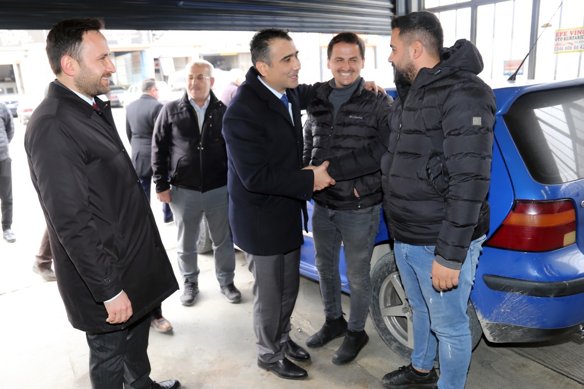 Başkan Kalaycı, Sanayi Sitesi Ziyaretiyle Esnafın Taleplerini Dinledi