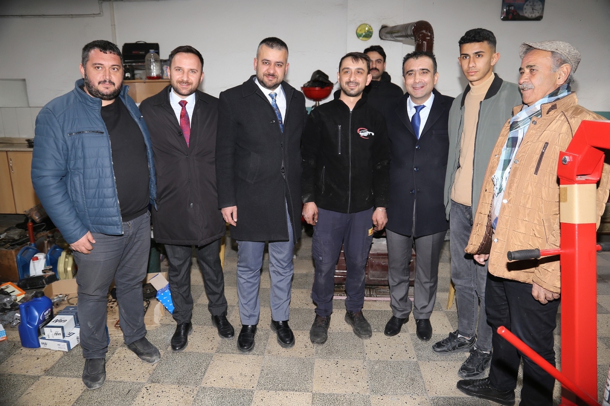 Başkan Kalaycı, Sanayi Sitesi Ziyaretiyle Esnafın Taleplerini Dinledi