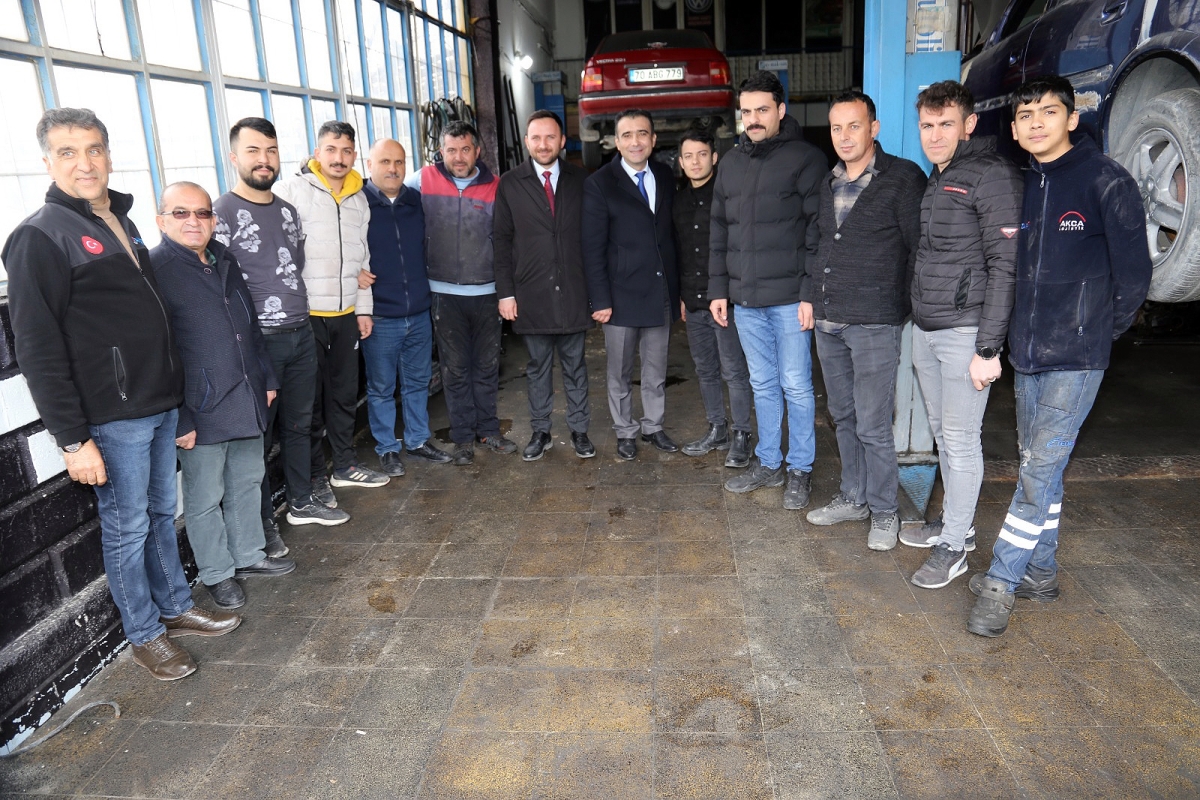 Başkan Kalaycı, Sanayi Sitesi Ziyaretiyle Esnafın Taleplerini Dinledi