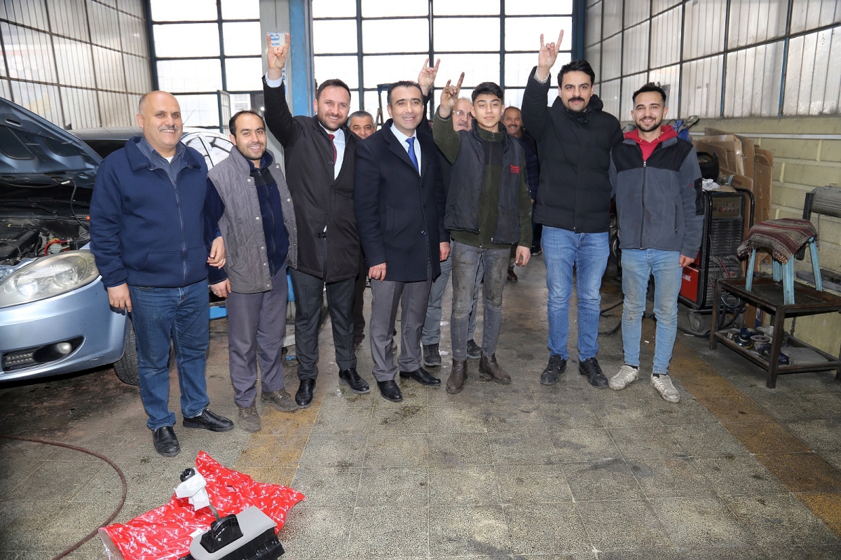 Başkan Kalaycı, Sanayi Sitesi Ziyaretiyle Esnafın Taleplerini Dinledi