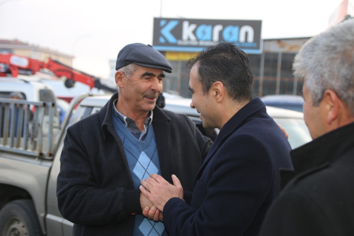Belediye Başkanı Kalaycı, Yeni Sanayi Sitesinde Esnaf Ziyaretlerini Sürdürüyor