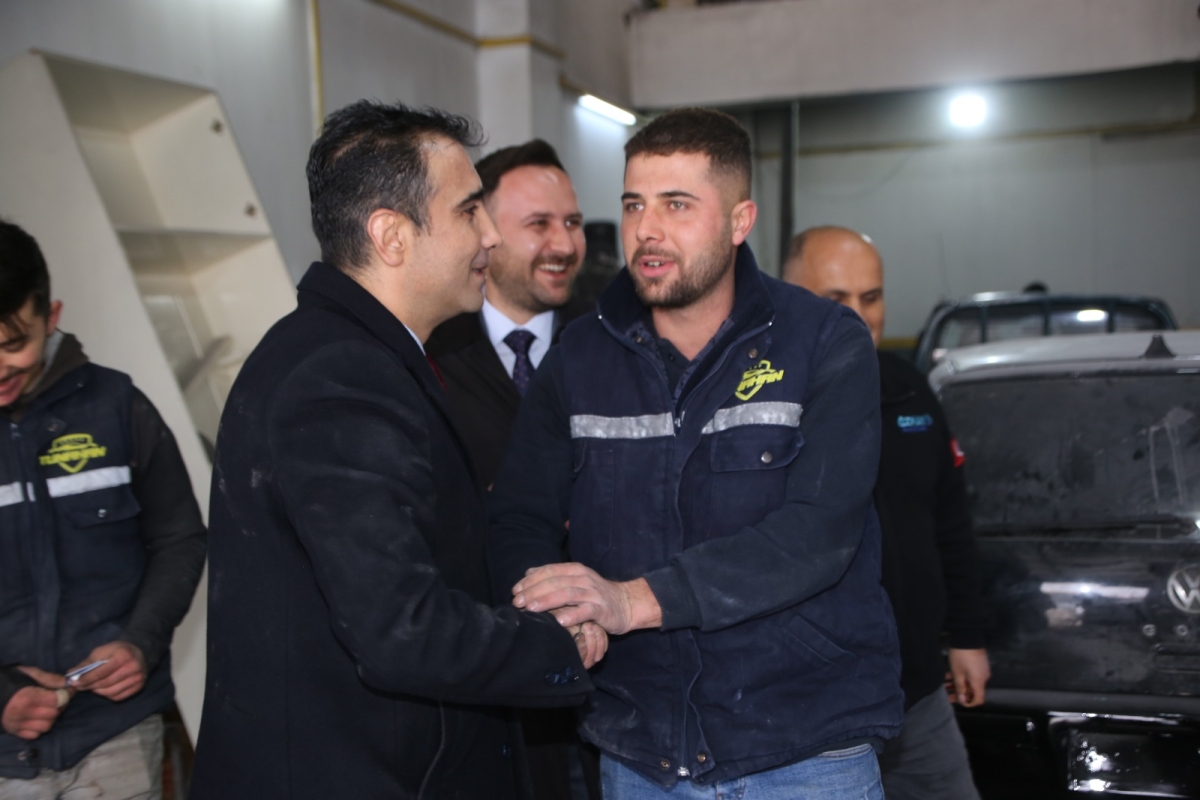 Belediye Başkanı Kalaycı, Yeni Sanayi Sitesinde Esnaf Ziyaretlerini Sürdürüyor
