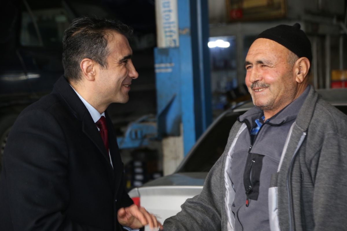 Belediye Başkanı Kalaycı, Yeni Sanayi Sitesinde Esnaf Ziyaretlerini Sürdürüyor