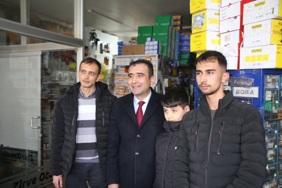 Belediye Başkanı Kalaycı, Yeni Sanayi Sitesinde Esnaf Ziyaretlerini Sürdürüyor