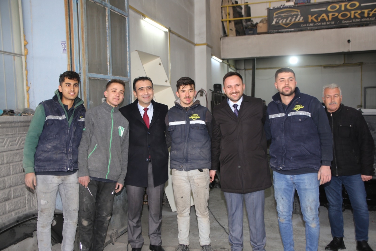 Belediye Başkanı Kalaycı, Yeni Sanayi Sitesinde Esnaf Ziyaretlerini Sürdürüyor
