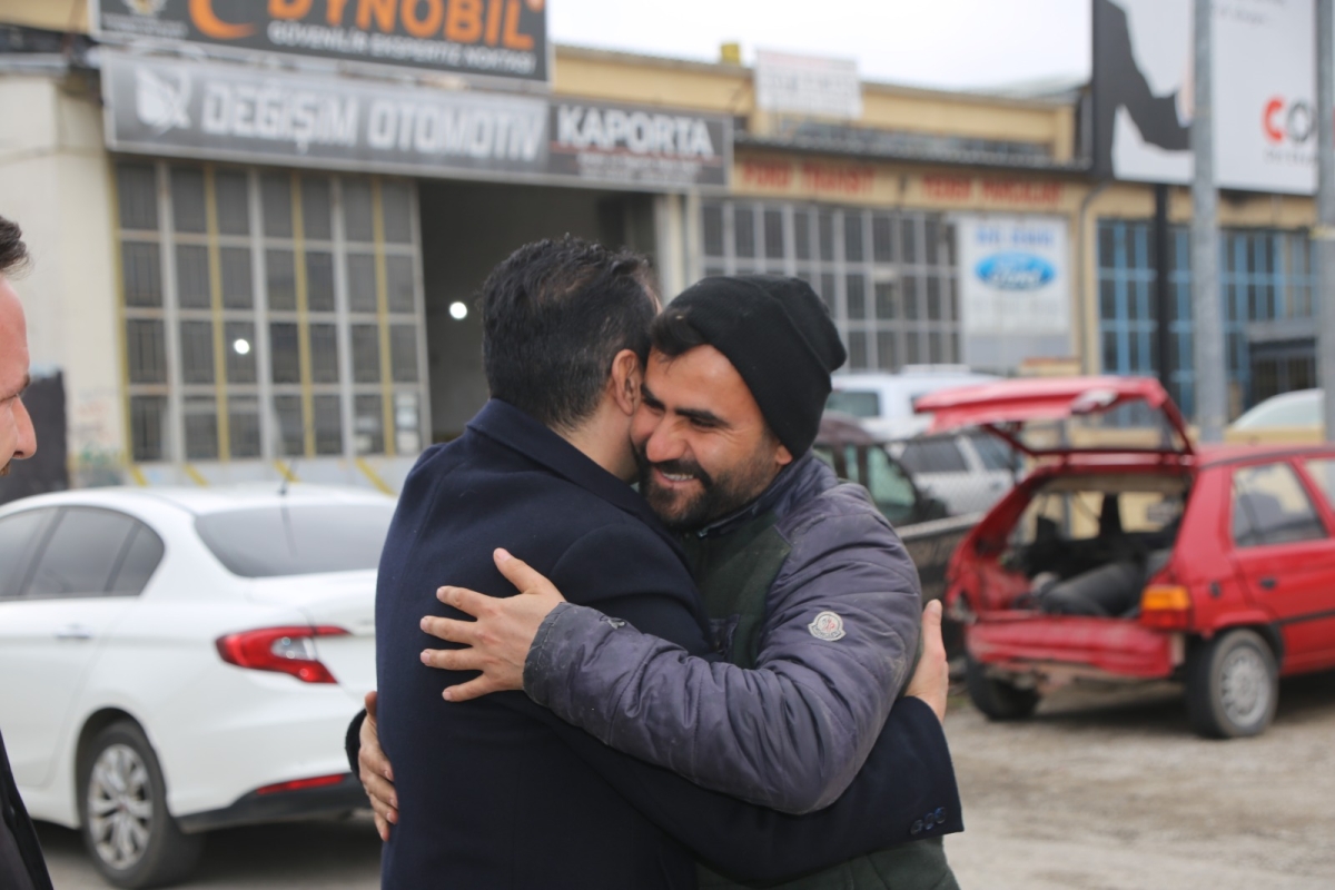 Belediye Başkanı Kalaycı, Yeni Sanayi Sitesinde Esnaf Ziyaretlerini Sürdürüyor