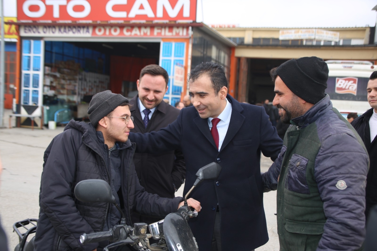 Belediye Başkanı Kalaycı, Yeni Sanayi Sitesinde Esnaf Ziyaretlerini Sürdürüyor
