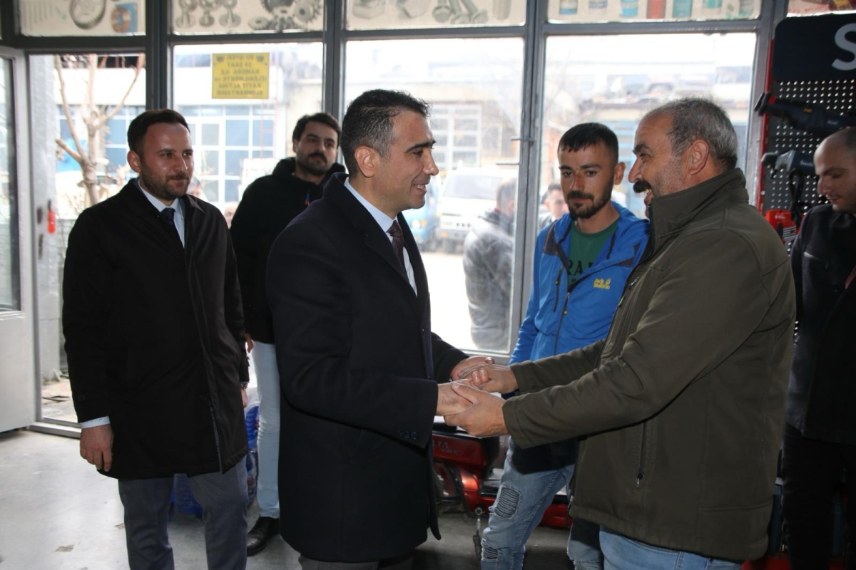 Başkan Kalaycı, Halkın Sevgisiyle Karşılanıyor