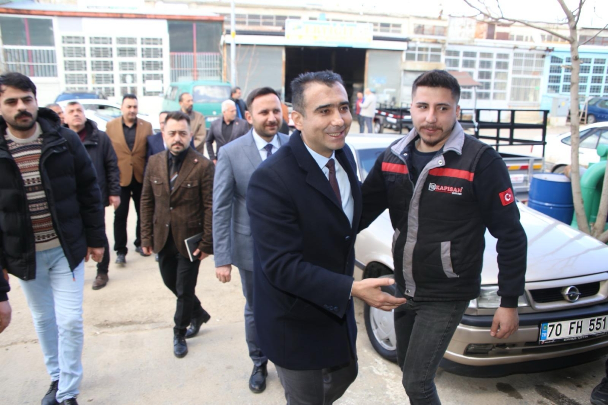 Başkan Kalaycı, Halkın Sevgisiyle Karşılanıyor