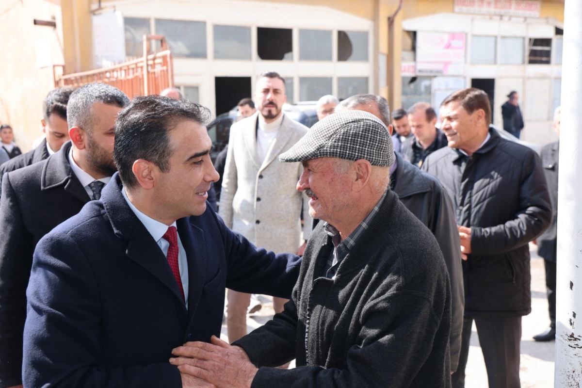 BAŞKAN KALAYCI VERGİ DAİRESİ VE BUĞDAY PAZARINI ZİYARET ETTİ