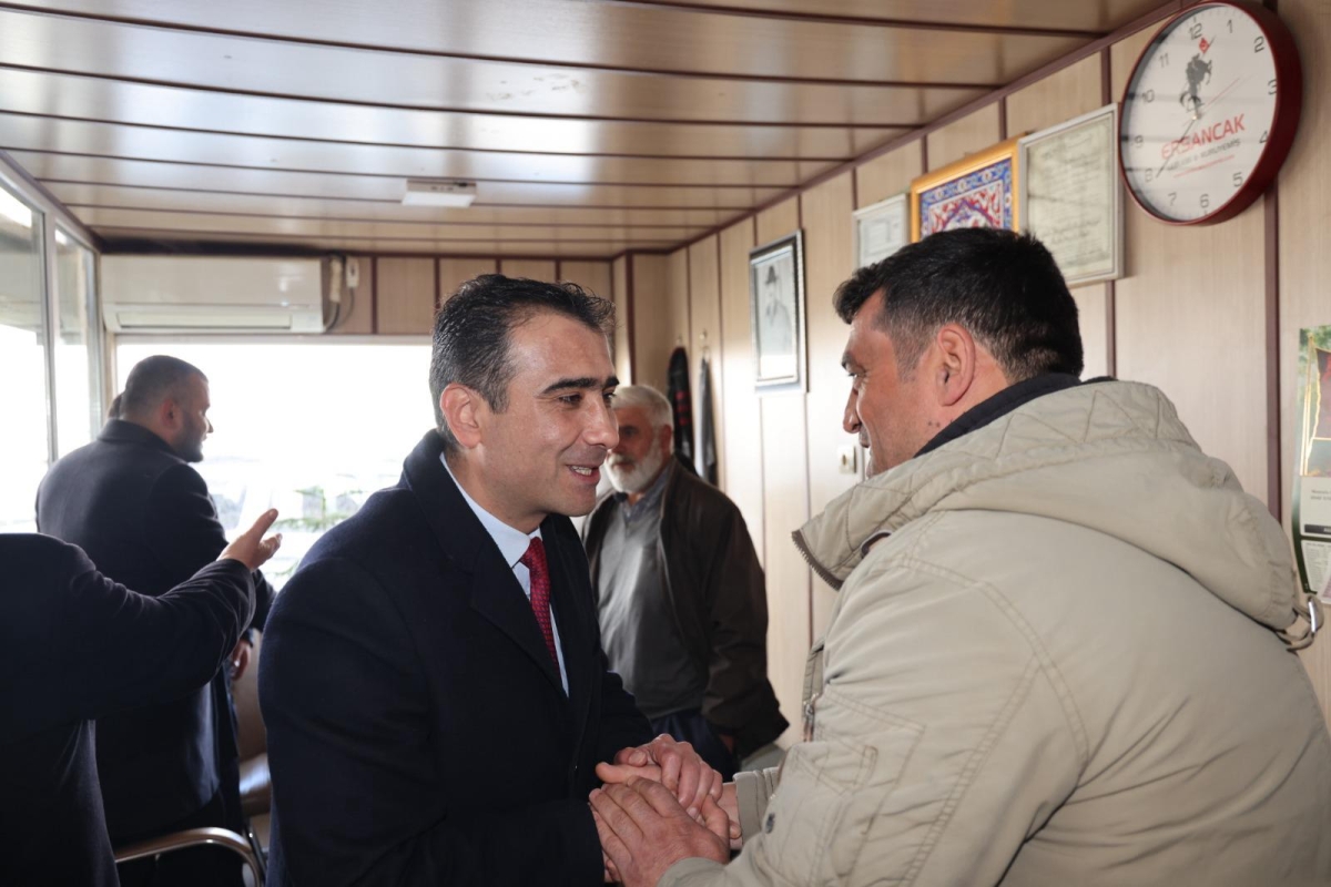 BAŞKAN KALAYCI VERGİ DAİRESİ VE BUĞDAY PAZARINI ZİYARET ETTİ