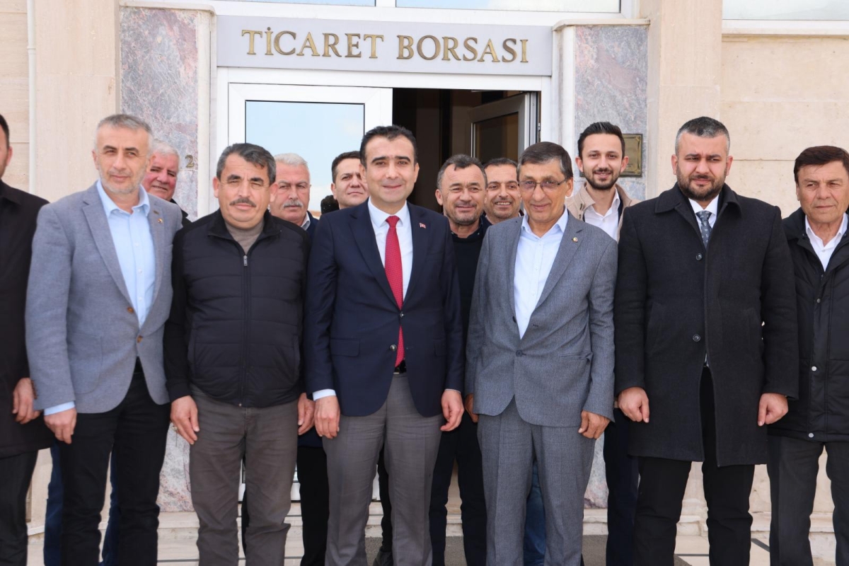 BAŞKAN KALAYCI VERGİ DAİRESİ VE BUĞDAY PAZARINI ZİYARET ETTİ