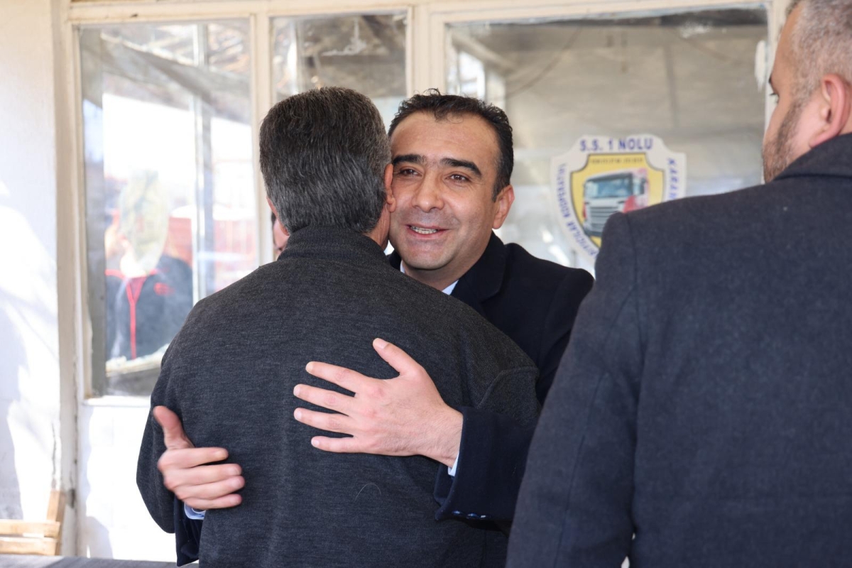 BAŞKAN KALAYCI VERGİ DAİRESİ VE BUĞDAY PAZARINI ZİYARET ETTİ