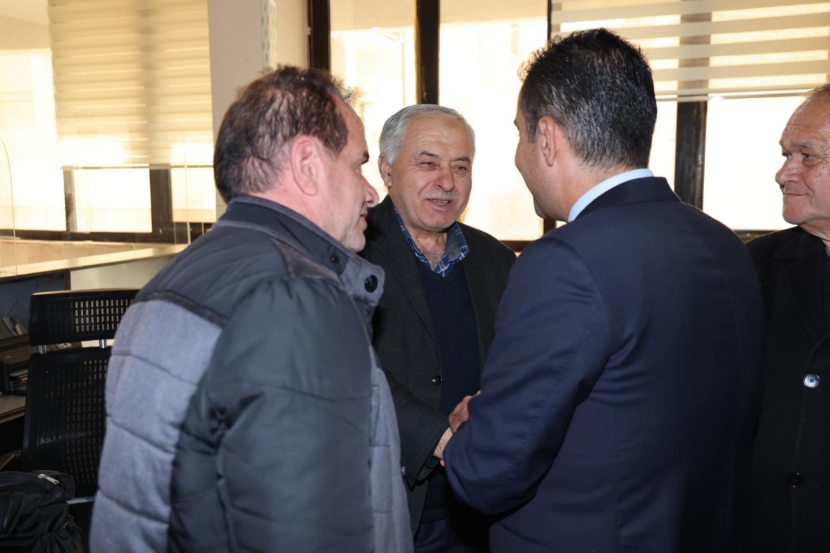 BAŞKAN KALAYCI VERGİ DAİRESİ VE BUĞDAY PAZARINI ZİYARET ETTİ