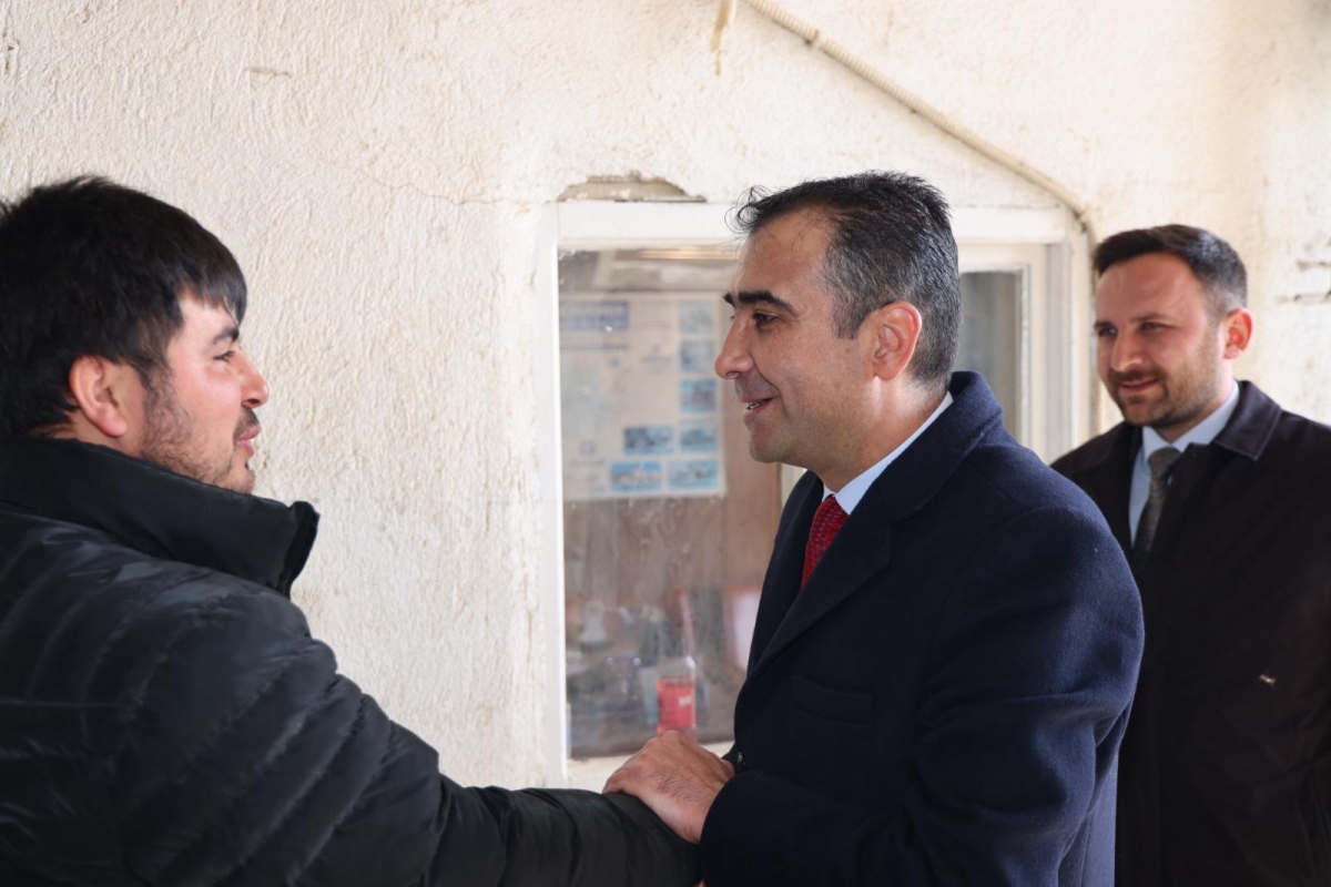 BAŞKAN KALAYCI VERGİ DAİRESİ VE BUĞDAY PAZARINI ZİYARET ETTİ