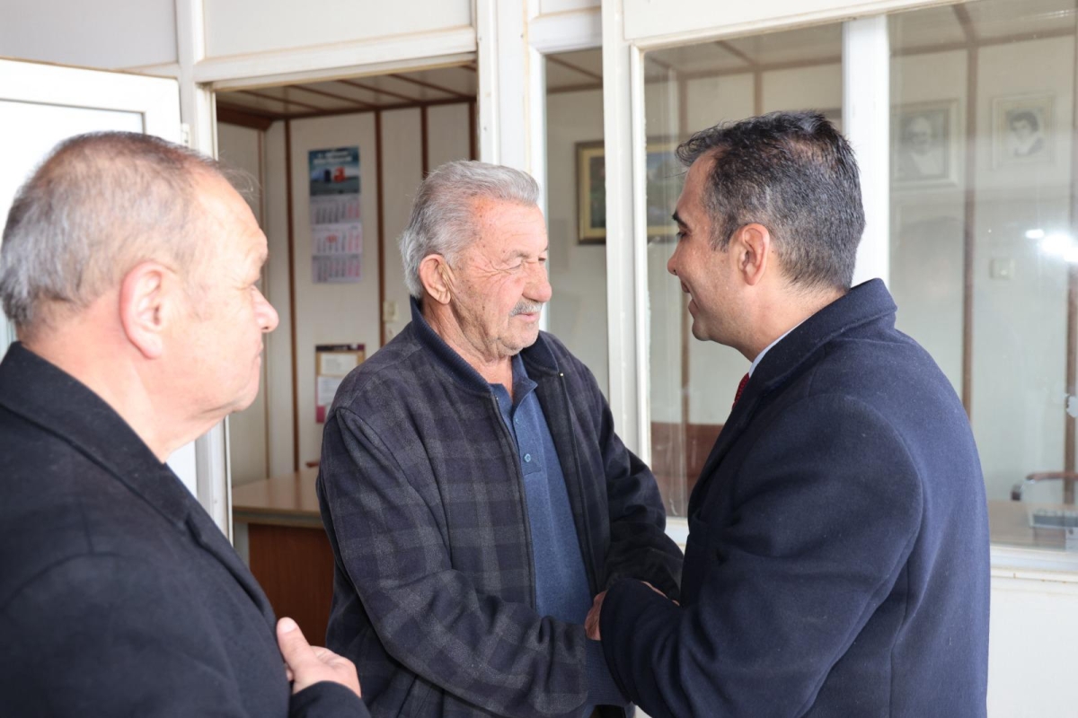 BAŞKAN KALAYCI VERGİ DAİRESİ VE BUĞDAY PAZARINI ZİYARET ETTİ
