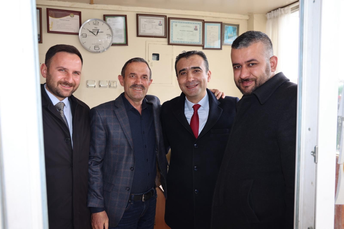 BAŞKAN KALAYCI VERGİ DAİRESİ VE BUĞDAY PAZARINI ZİYARET ETTİ