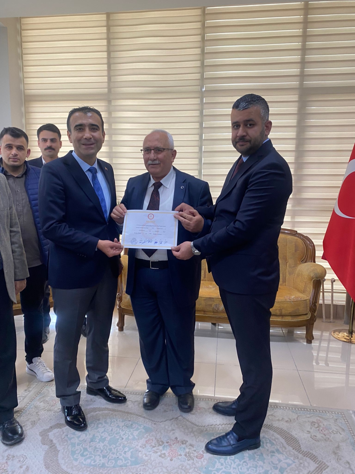 Başkan Savaş Kalaycı Mazbatasını Aldı