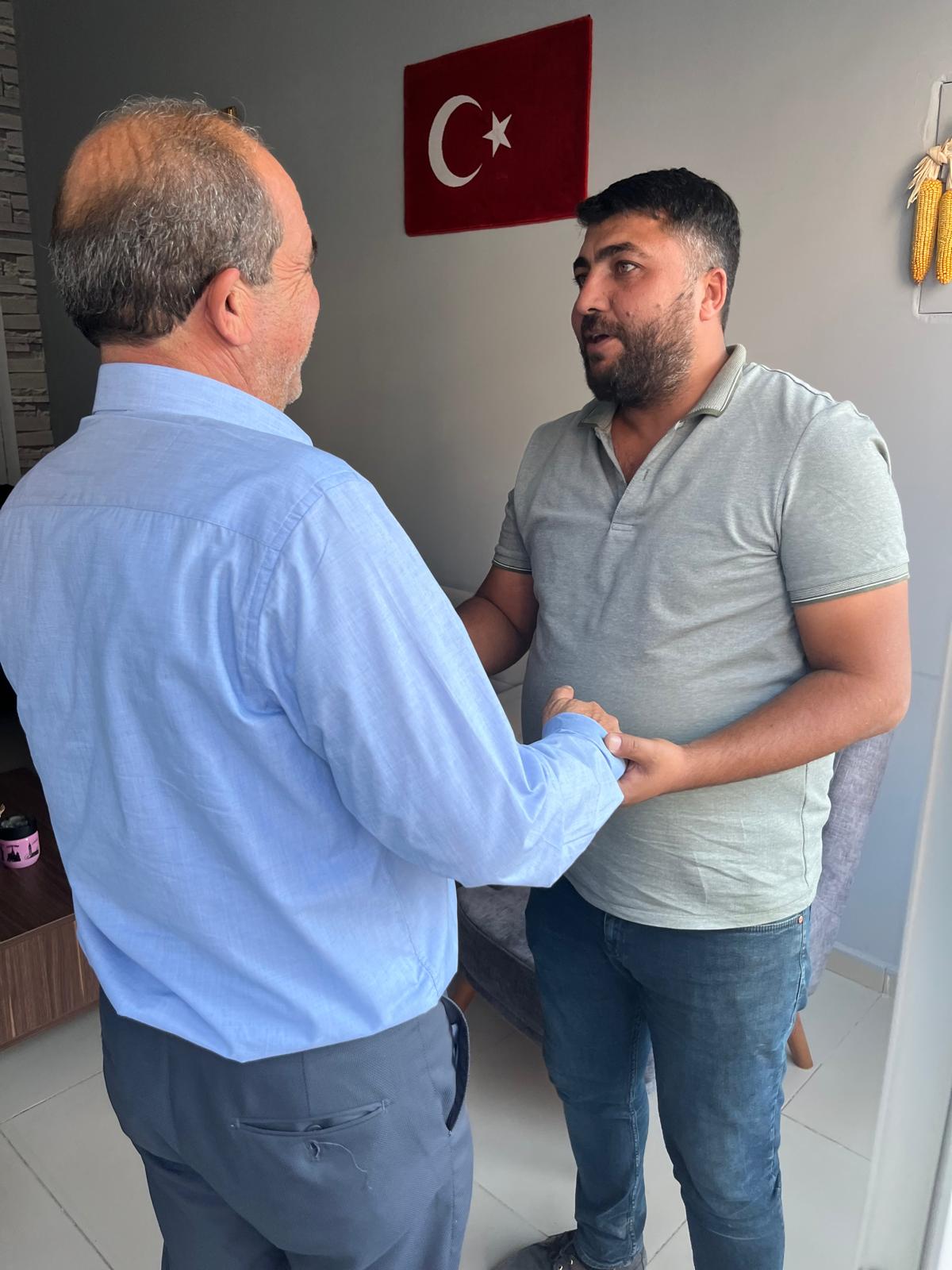 Üreticiden Abdullah Çelik’e Sevgi Seli