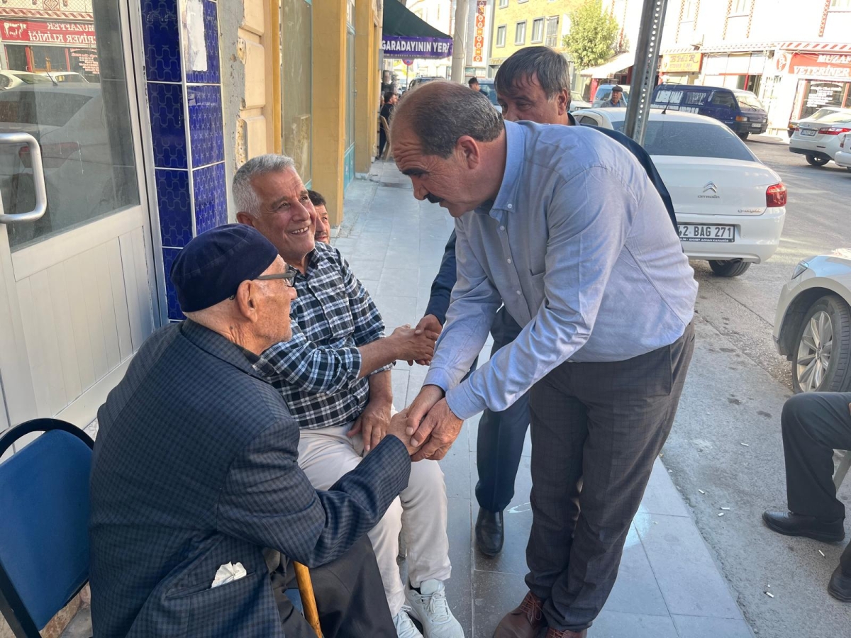 Abdullah Çelik Karapınar’da Çiftçilerle Buluştu: “Kooperatifimizi Çiftçimizin Alın Teriyle Büyüteceğiz”