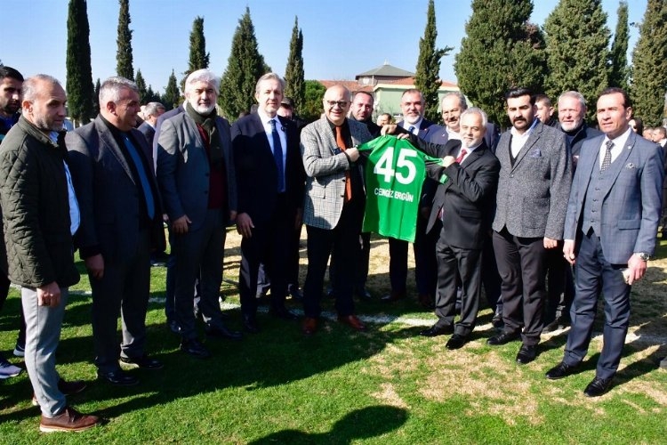 Cumhur İttifakı adaylarından Akhisarspor'a ziyaret