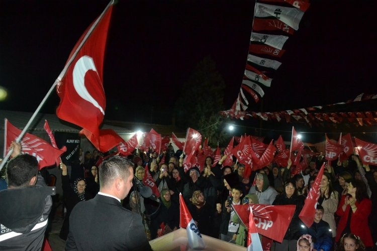 Yenimuhacir'de CHP Seçim Bürosu Açılışında Coşku Dorukta