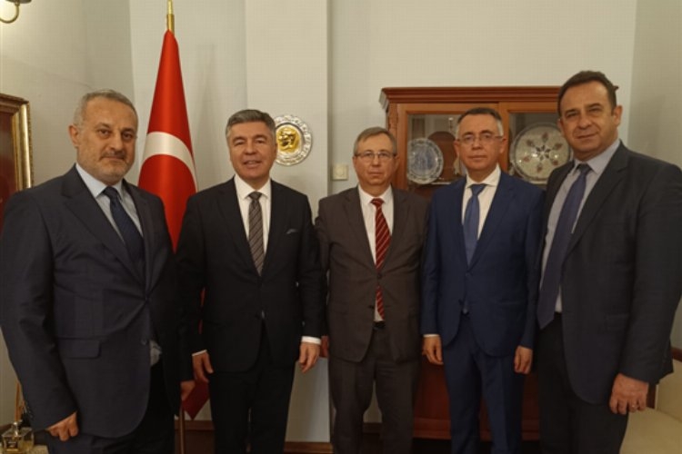 Trakya Üniversitesi heyetinden Burgaz Başkonsolosu Tolga Orkun’a ziyaret