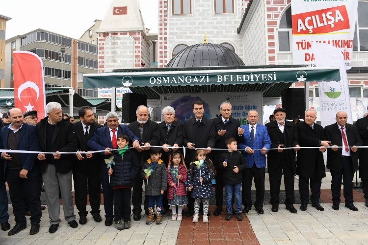 Bursa Osmangazi’den bir camiye daha hizmet