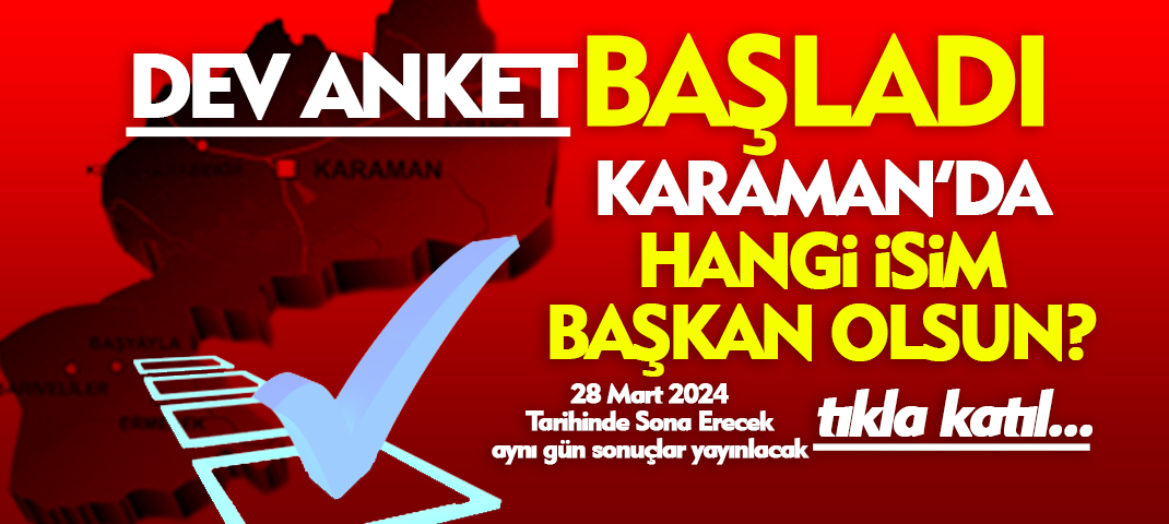 DEV ANKET Başladı!