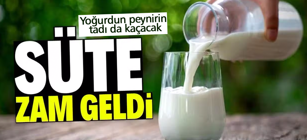 Süt fiyatları arttı! Tavsiye fiyatına yüzde 8,5 zam geldi