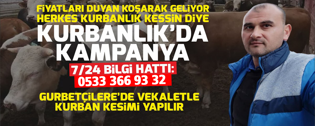 Kurbanlıklarda büyük kampanya başladı