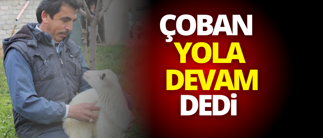 ÇOBAN YOLA DEVAM DİYOR