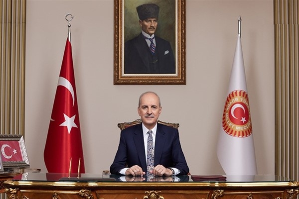 TBMM Başkanı Kurtulmuş, MÜSİAD Genel Başkanı Asmalı ve heyetiyle buluştu