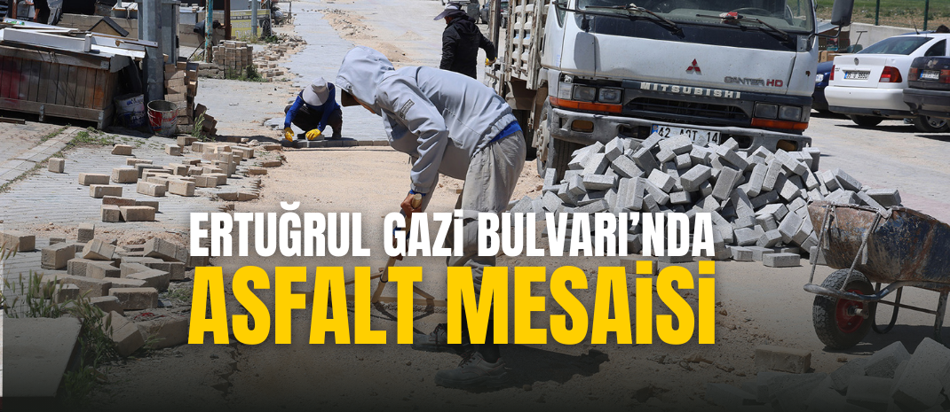 Ertuğrul Gazi Bulvarı Asfaltlanıyor: Karaman’da Ulaşım Konforu Artıyor