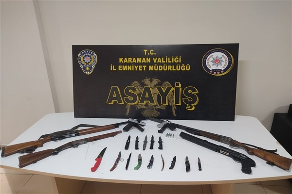 Karaman'da geniş çaplı operasyonlar gerçekleştirildi