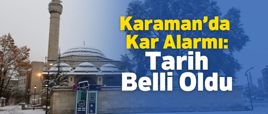 Kar Yağışı için Tarih verildi