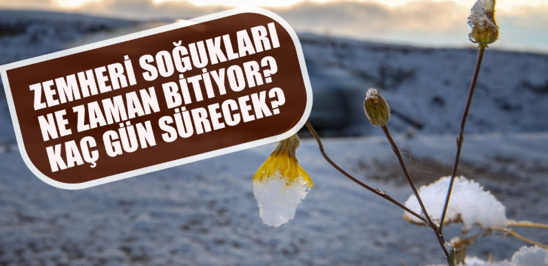 ZEMHERİ SOĞUKLARI NE ZAMAN BİTİYOR? KAÇ GÜN SÜRECEK?