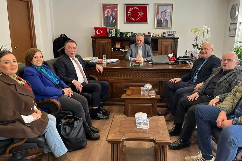 ATS0 Heyetinden Yılmaz Boz’a Hayırlı Olsun Ziyareti