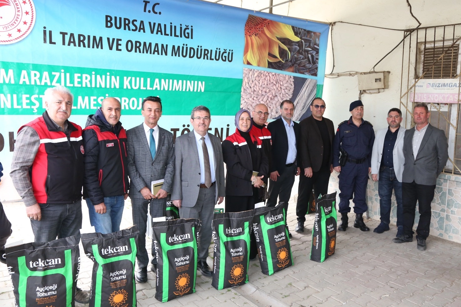 Bursa’da Üreticiye Yüzde 75 Hibeli Ayçiçeği Tohumu Desteği