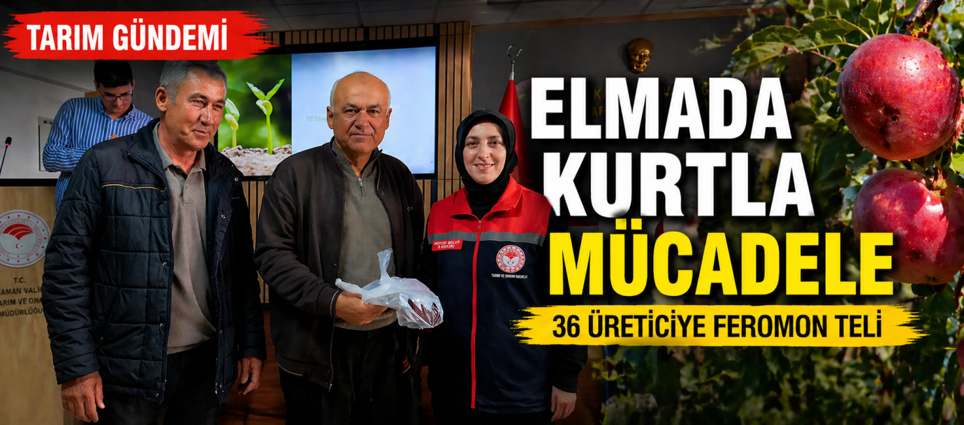 Elmada Kurtla Mücadele Başladı