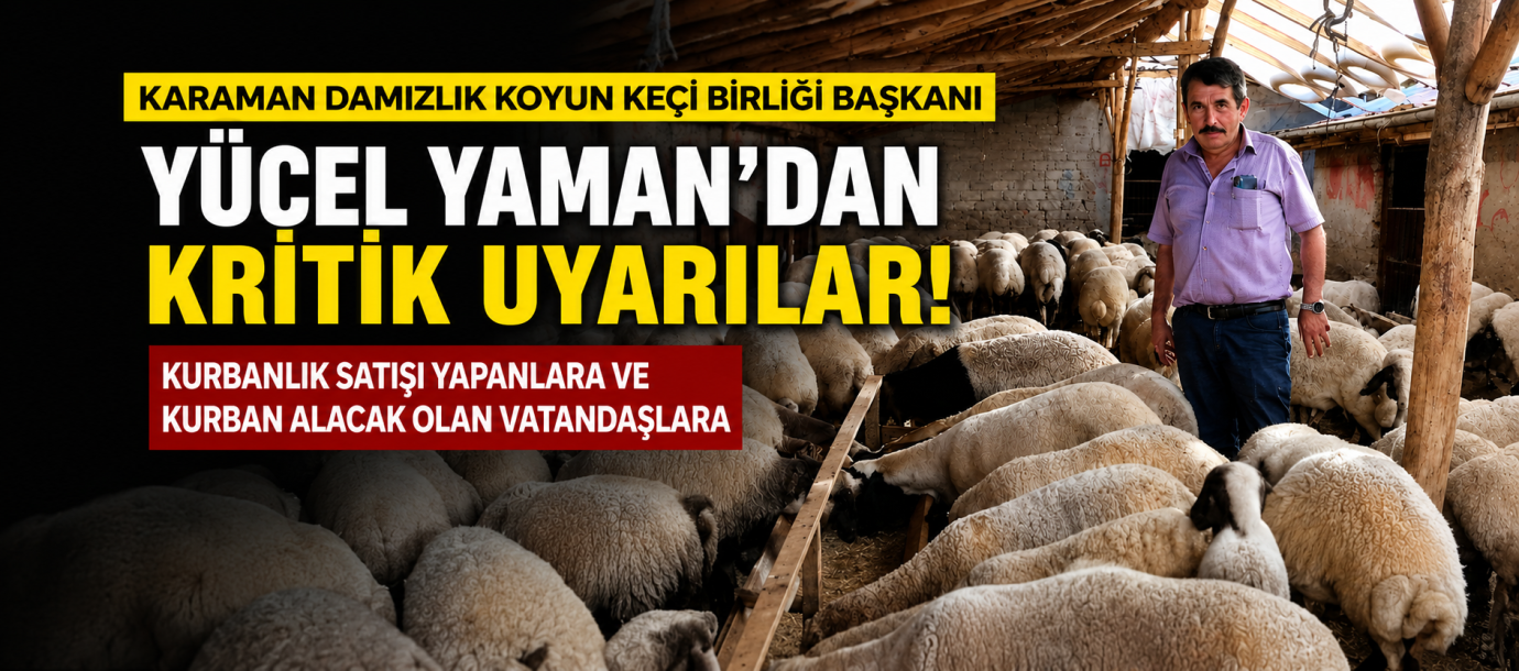 Başkan Yaman’dan Kurbanlık Uyarısı: “Belgesiz ve Sağlıksız Hayvan Almayın”
