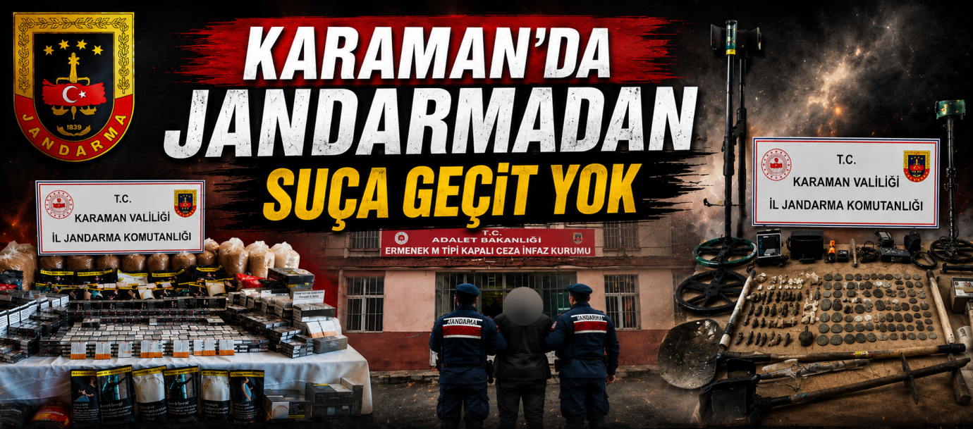 Karaman’da Jandarmadan Suçlulara Geçit Yok: 72 Şahıs Yakalandı