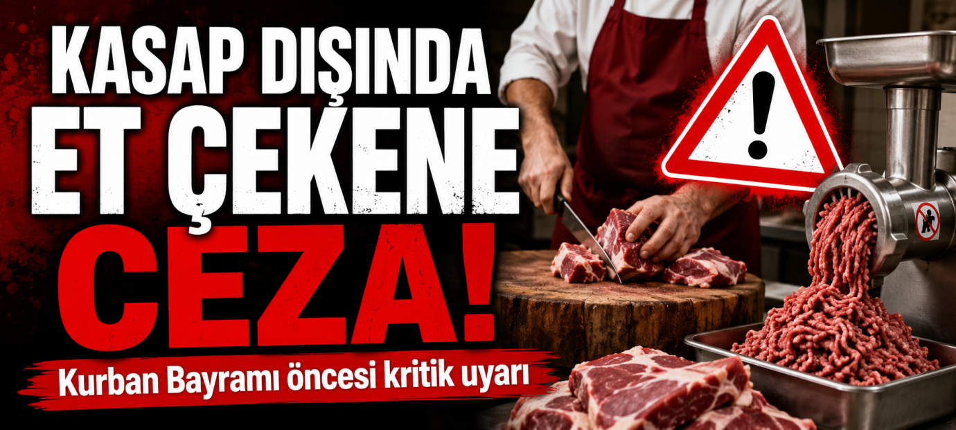 Kasap Dışında Et Çekene ve Parçalayana Ceza Uyarısı