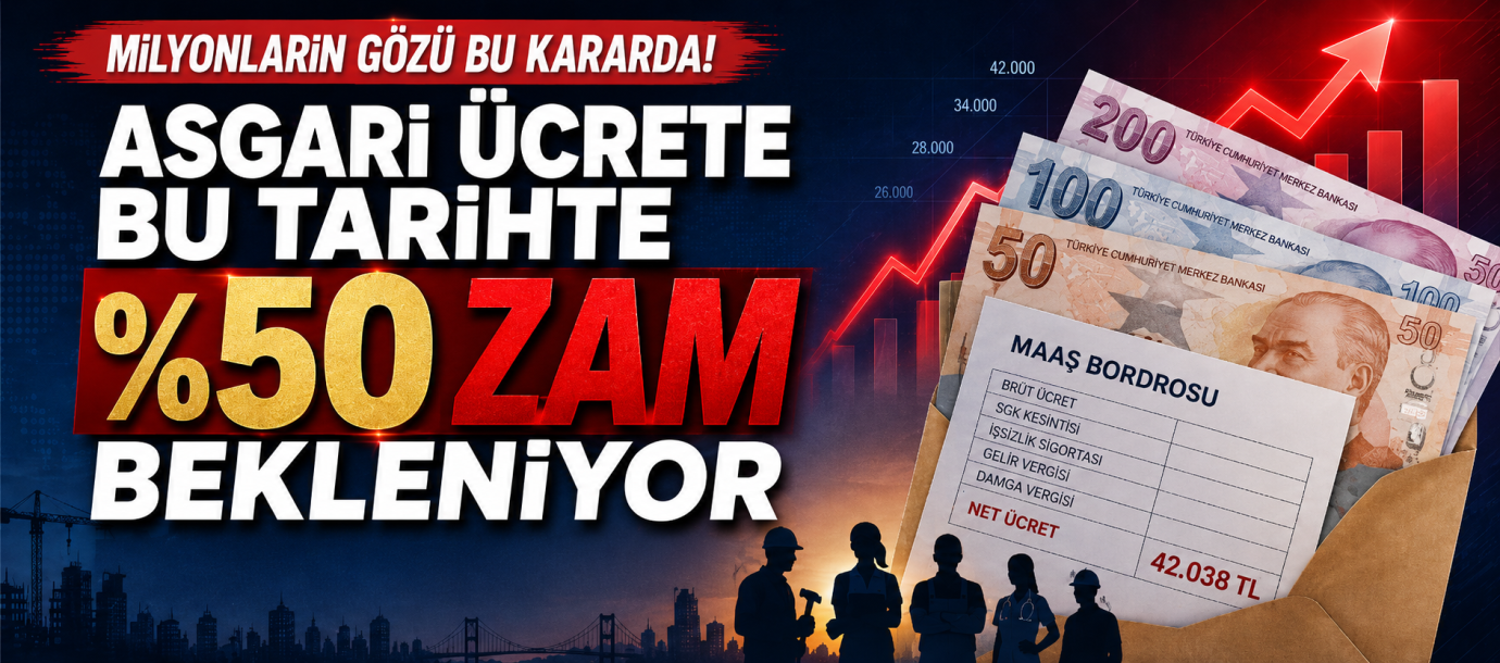 Asgari Ücrete Bu Tarihte Yüzde 50 Zam Beklentisi
